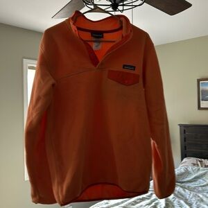 Patagonia sweater orange